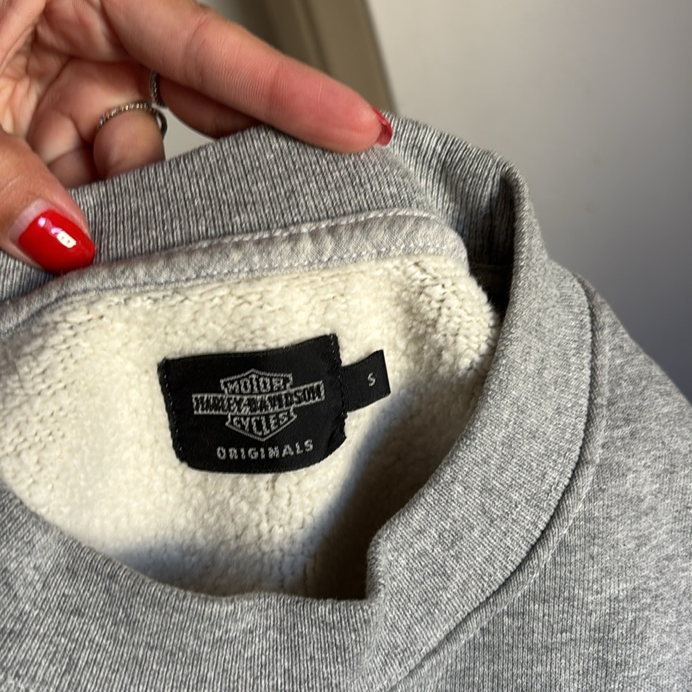 Harley-Davidson Gray Crewneck Sweatshirt - Picture 3 of 3